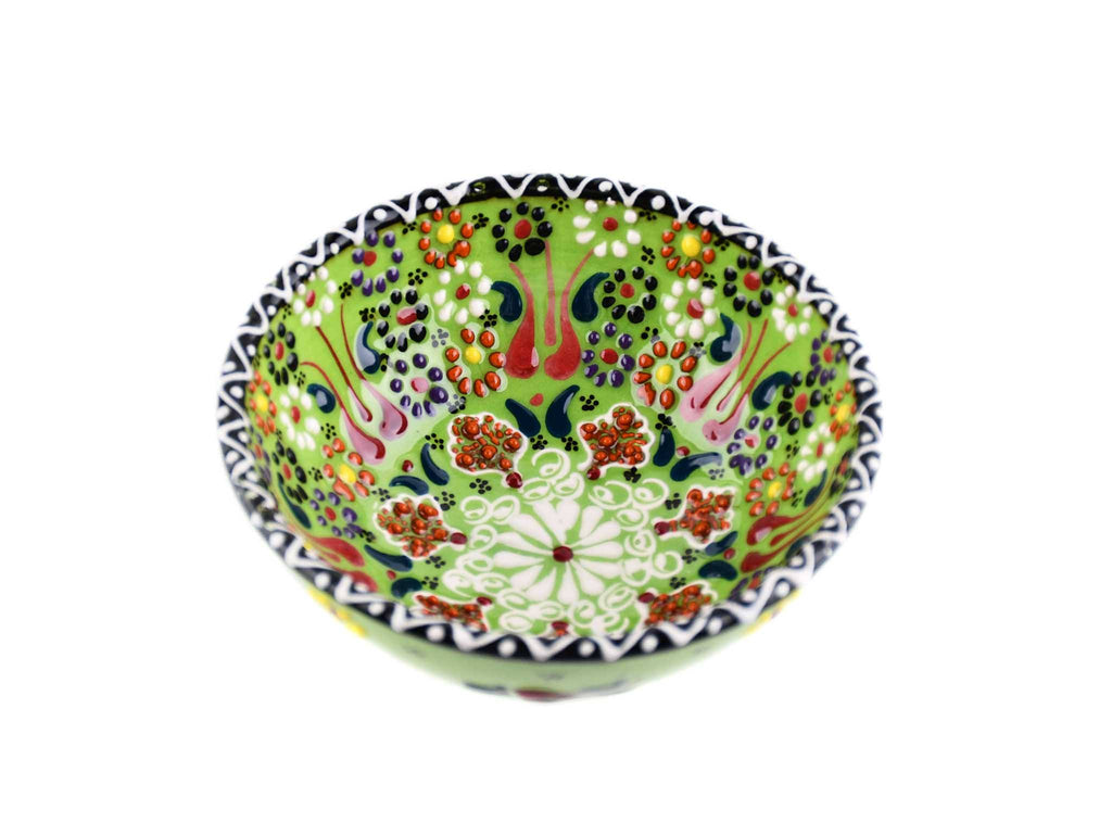 10 cm Turkish Bowls Dantel Collection Light Green Ceramic Sydney Grand Bazaar 1 