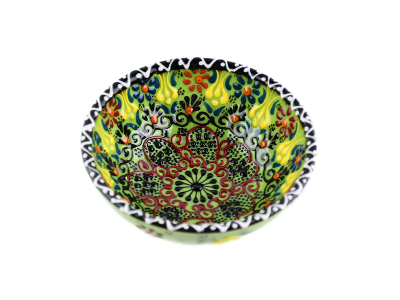 10 cm Turkish Bowls Dantel Collection Light Green Ceramic Sydney Grand Bazaar 2 