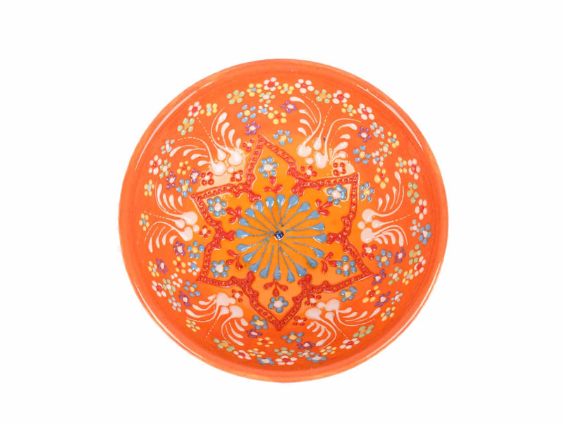 10 cm Turkish Bowls Dantel Collection Orange Ceramic Sydney Grand Bazaar 2 