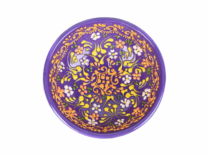 10 cm Turkish Bowls Dantel Collection Purple Ceramic Sydney Grand Bazaar 5 