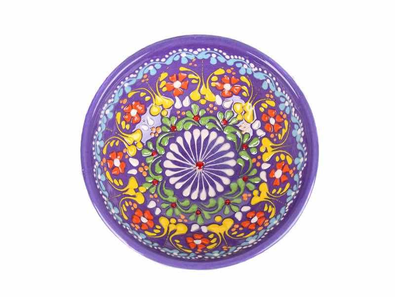 10 cm Turkish Bowls Dantel Collection Purple Ceramic Sydney Grand Bazaar 3 