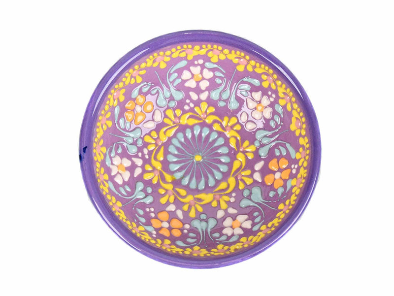 10 cm Turkish Bowls Dantel Collection Purple Ceramic Sydney Grand Bazaar 11 