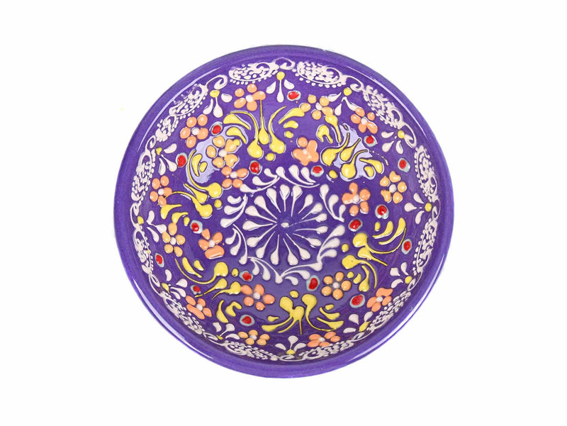 10 cm Turkish Bowls Dantel Collection Purple Ceramic Sydney Grand Bazaar 2 