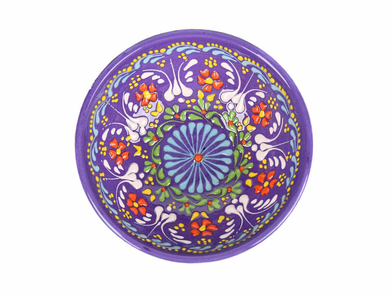 10 cm Turkish Bowls Dantel Collection Purple Ceramic Sydney Grand Bazaar 4 