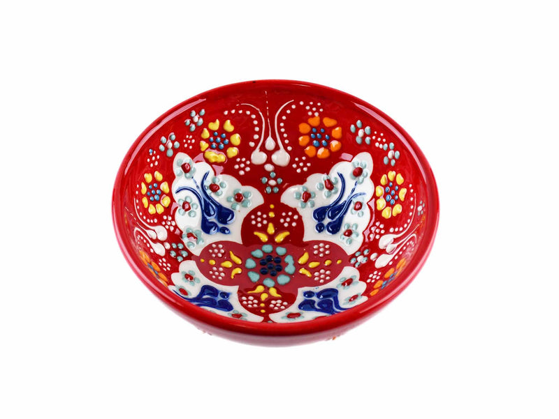 10 cm Turkish Bowls Dantel Collection Red Ceramic Sydney Grand Bazaar 14 