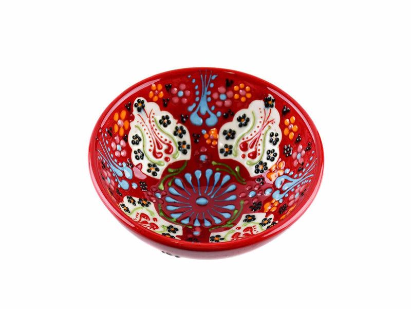 10 cm Turkish Bowls Dantel Collection Red Ceramic Sydney Grand Bazaar 6 