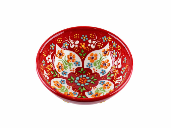 10 cm Turkish Bowls Dantel Collection Red Ceramic Sydney Grand Bazaar 1 