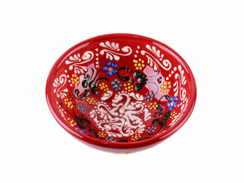 10 cm Turkish Bowls Dantel Collection Red Ceramic Sydney Grand Bazaar 23 