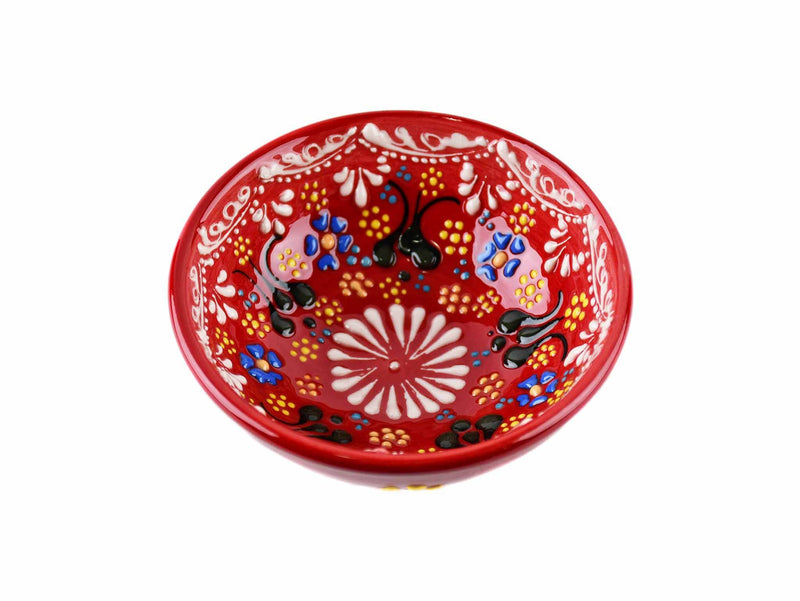 10 cm Turkish Bowls Dantel Collection Red Ceramic Sydney Grand Bazaar 20 