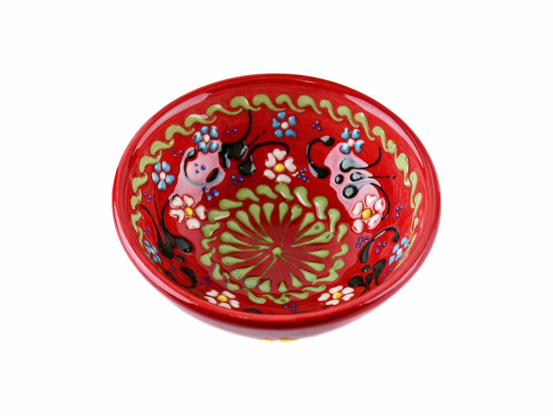 10 cm Turkish Bowls Dantel Collection Red Ceramic Sydney Grand Bazaar 21 