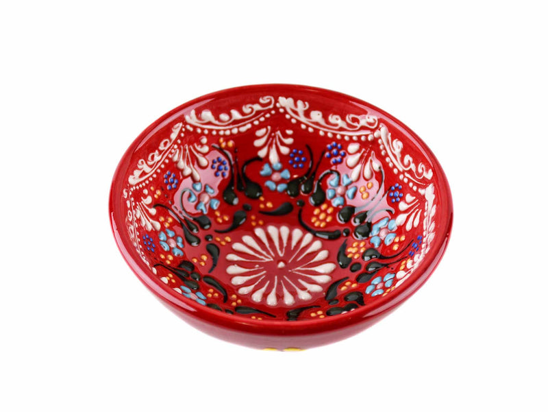 10 cm Turkish Bowls Dantel Collection Red Ceramic Sydney Grand Bazaar 22 