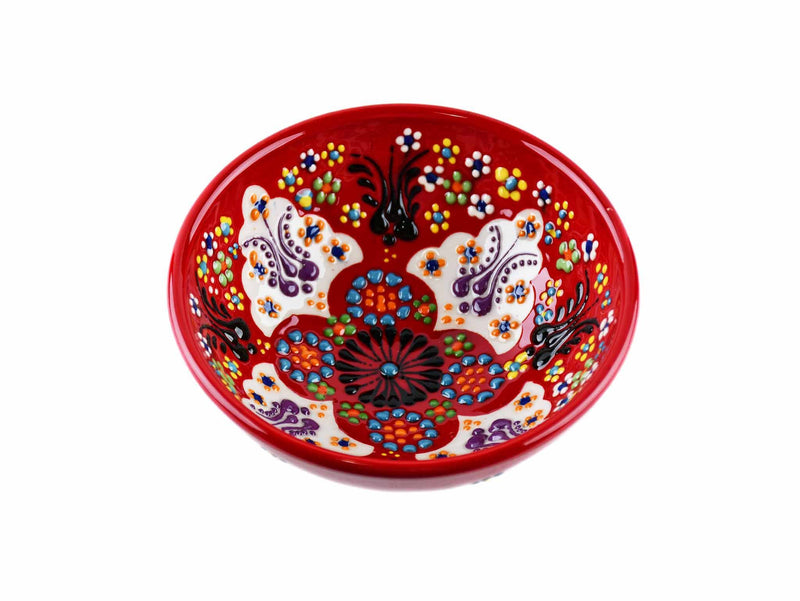 10 cm Turkish Bowls Dantel Collection Red Ceramic Sydney Grand Bazaar 13 