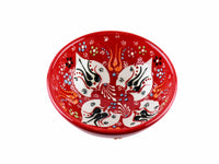 10 cm Turkish Bowls Dantel Collection Red Ceramic Sydney Grand Bazaar 9 
