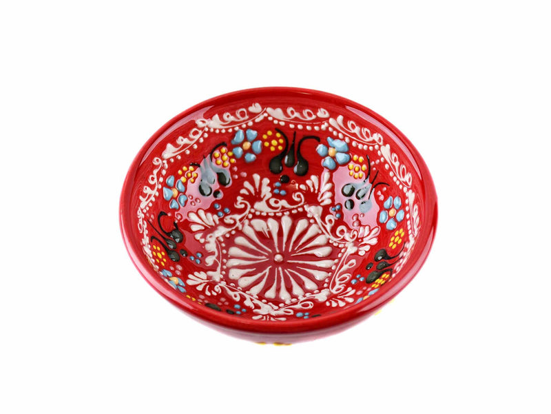 10 cm Turkish Bowls Dantel Collection Red Ceramic Sydney Grand Bazaar 19 