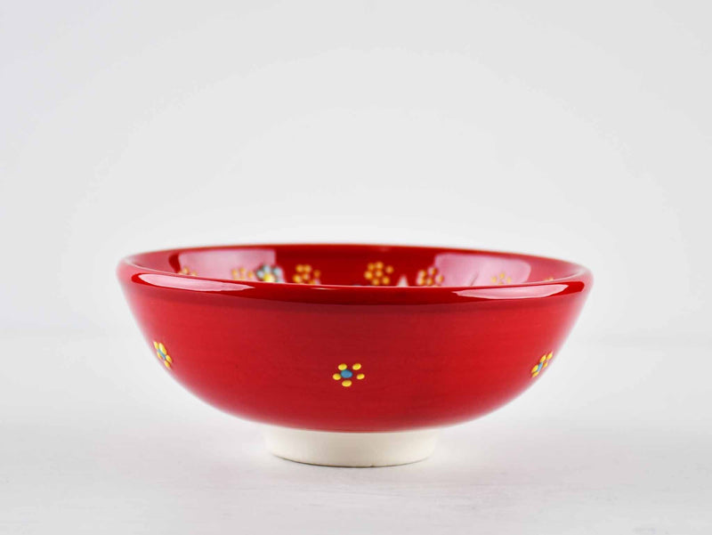 10 cm Turkish Bowls Dantel Collection Red Ceramic Sydney Grand Bazaar 