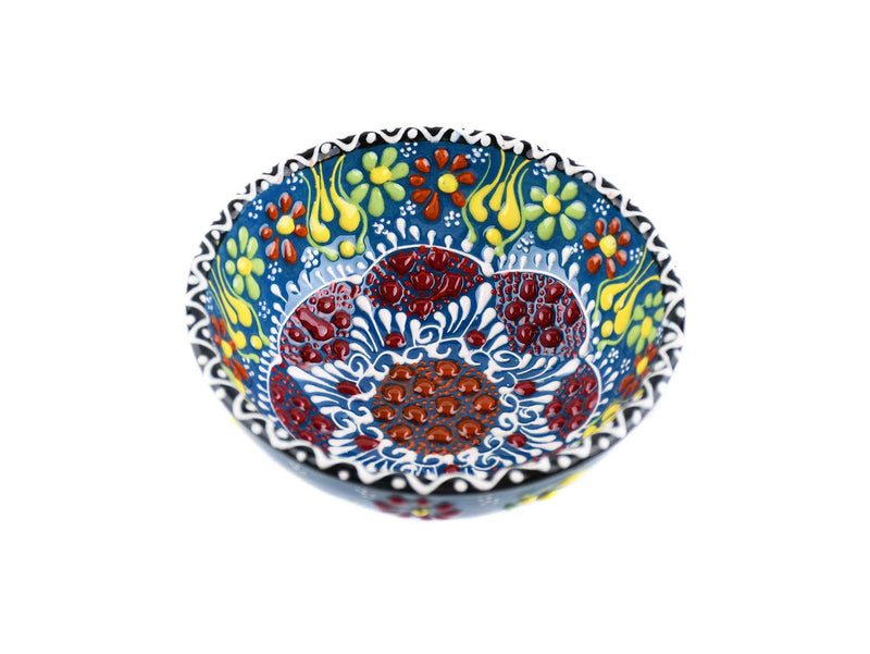 10 cm Turkish Bowls Dantel Collection Teal Green Ceramic Sydney Grand Bazaar 2 