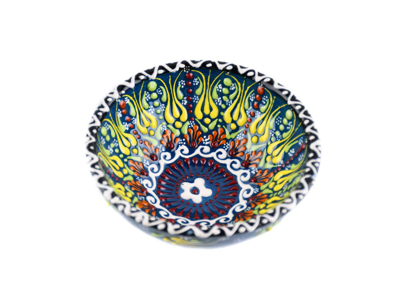 10 cm Turkish Bowls Dantel Collection Teal Green Ceramic Sydney Grand Bazaar 13 