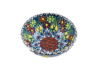 10 cm Turkish Bowls Dantel Collection Teal Green Ceramic Sydney Grand Bazaar 5 