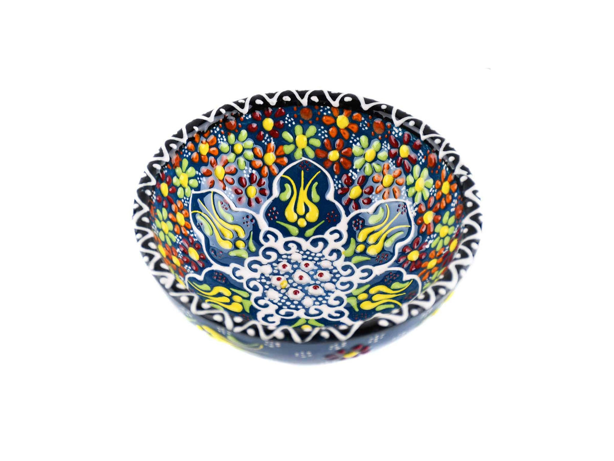 10 cm Turkish Bowls Dantel Collection Teal Green Ceramic Sydney Grand Bazaar 4 