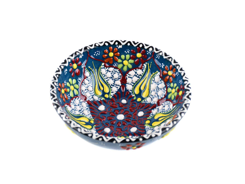 10 cm Turkish Bowls Dantel Collection Teal Green Ceramic Sydney Grand Bazaar 6 