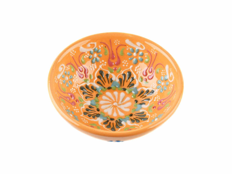 10 cm Turkish Bowls Dantel Collection Yellow Ceramic Sydney Grand Bazaar 7 