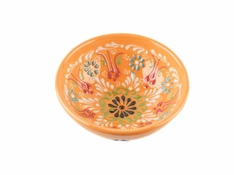 10 cm Turkish Bowls Dantel Collection Yellow Ceramic Sydney Grand Bazaar 3 