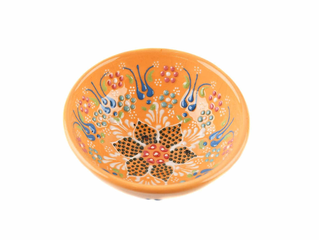 10 cm Turkish Bowls Dantel Collection Yellow Ceramic Sydney Grand Bazaar 1 