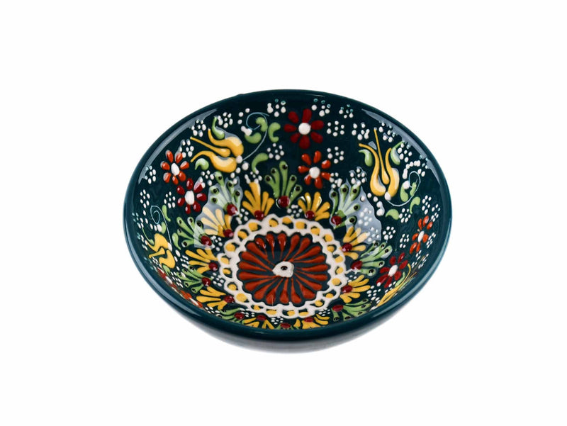 10 cm Turkish Bowls Dantel New Collection Green Ceramic Sydney Grand Bazaar 1 