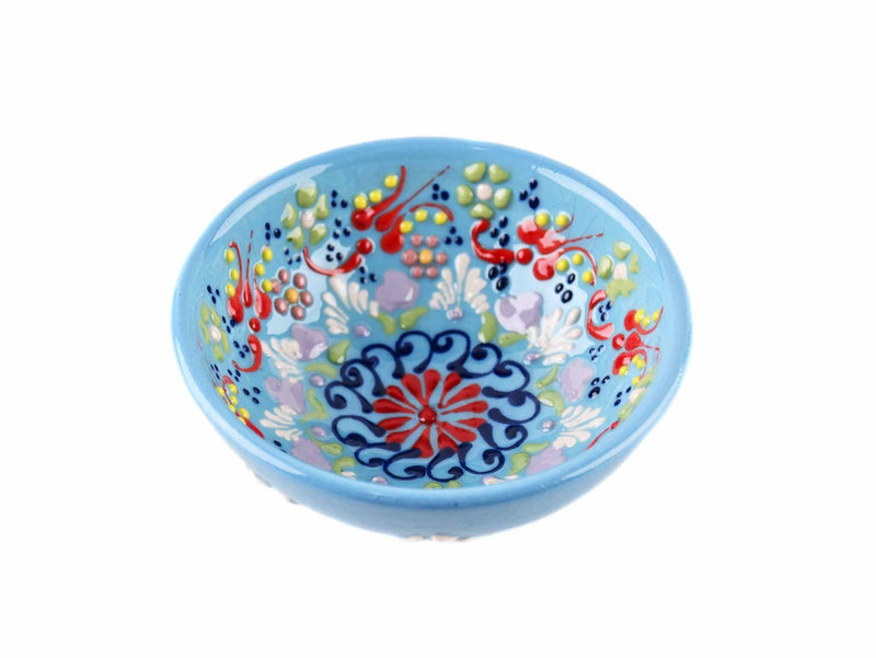 10 cm Turkish Bowls Dantel New Collection Light Blue Ceramic Sydney Grand Bazaar 2 