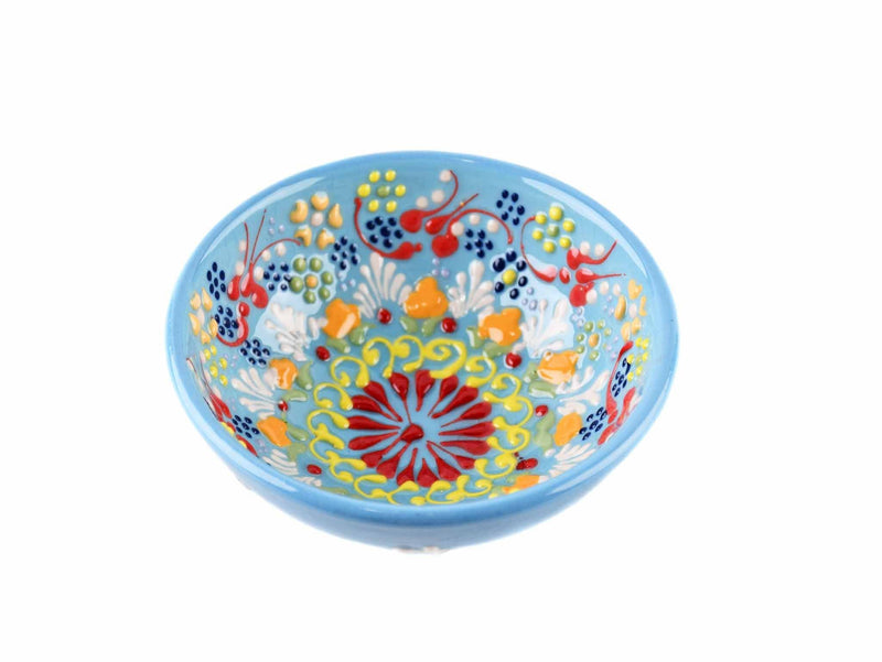 10 cm Turkish Bowls Dantel New Collection Light Blue Ceramic Sydney Grand Bazaar 6 