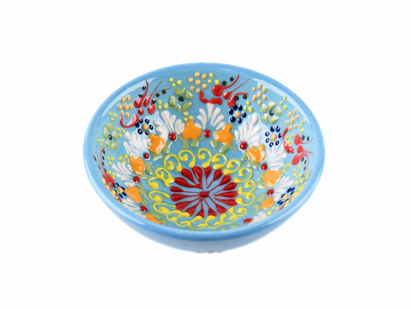 10 cm Turkish Bowls Dantel New Collection Light Blue Ceramic Sydney Grand Bazaar 5 
