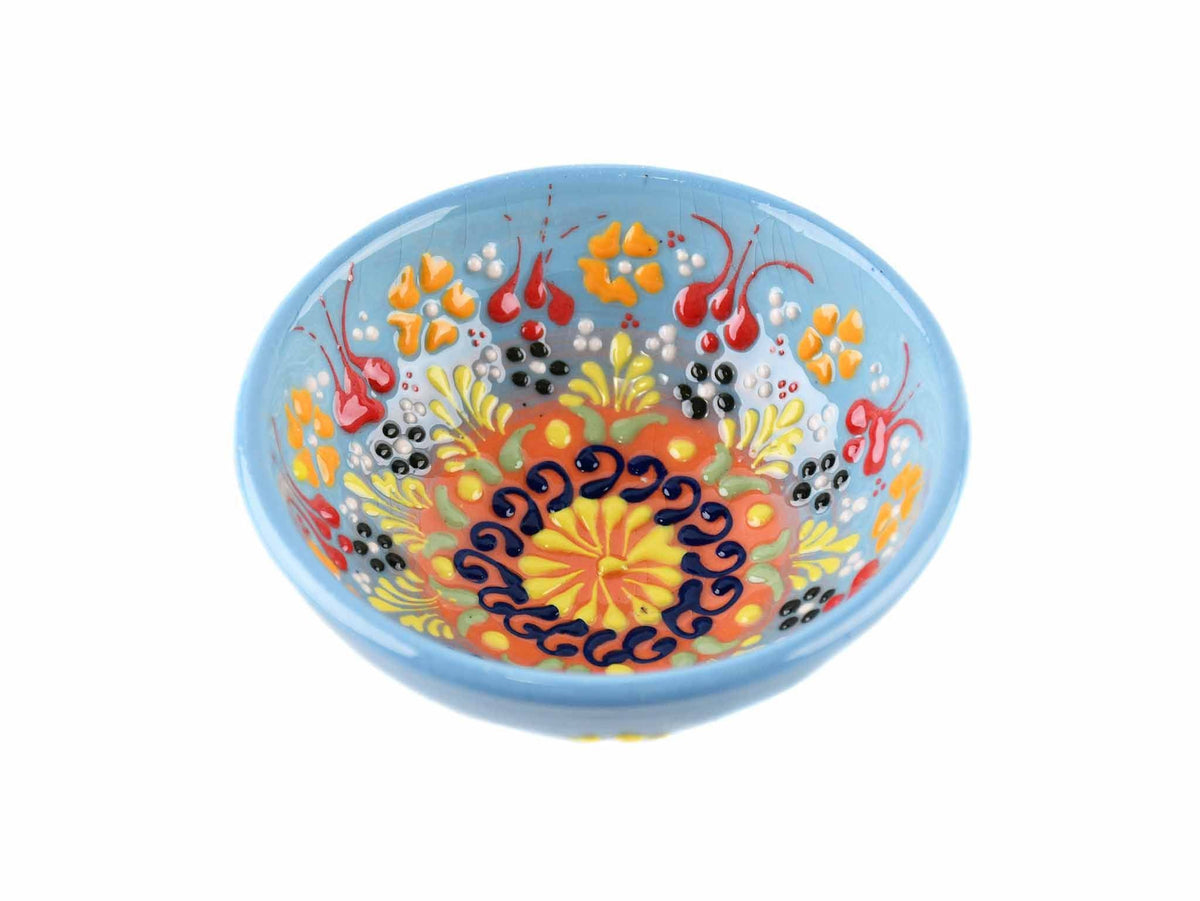 10 cm Turkish Bowls Dantel New Collection Light Blue Ceramic Sydney Grand Bazaar 8 