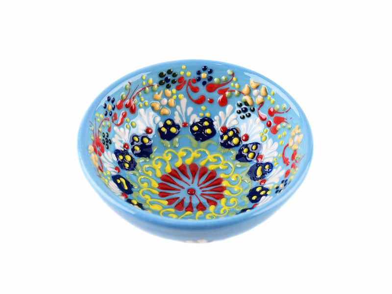 10 cm Turkish Bowls Dantel New Collection Light Blue Ceramic Sydney Grand Bazaar 4 