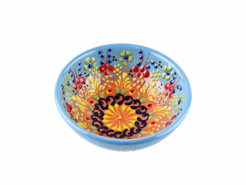 10 cm Turkish Bowls Dantel New Collection Light Blue Ceramic Sydney Grand Bazaar 10 