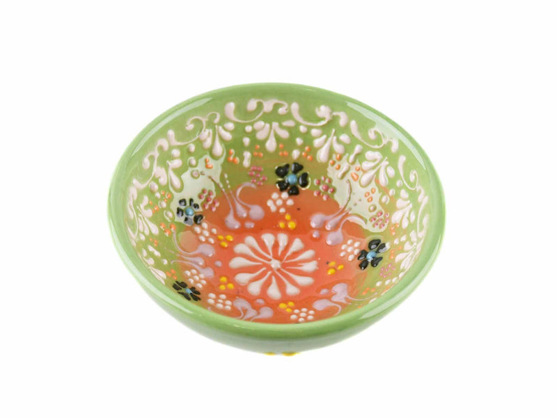 10 cm Turkish Bowls Dantel New Collection Light Green Ceramic Sydney Grand Bazaar 10 