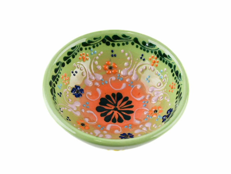 10 cm Turkish Bowls Dantel New Collection Light Green Ceramic Sydney Grand Bazaar 9 
