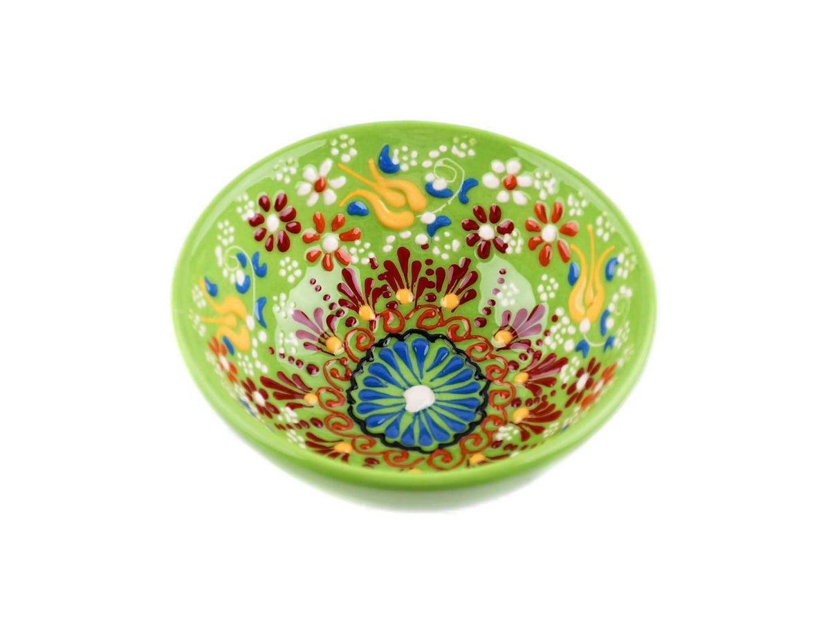 10 cm Turkish Bowls Dantel New Collection Light Green Ceramic Sydney Grand Bazaar 7 