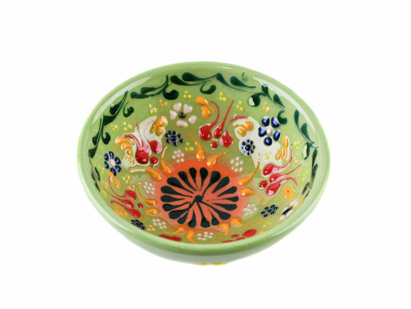 10 cm Turkish Bowls Dantel New Collection Light Green Ceramic Sydney Grand Bazaar 13 
