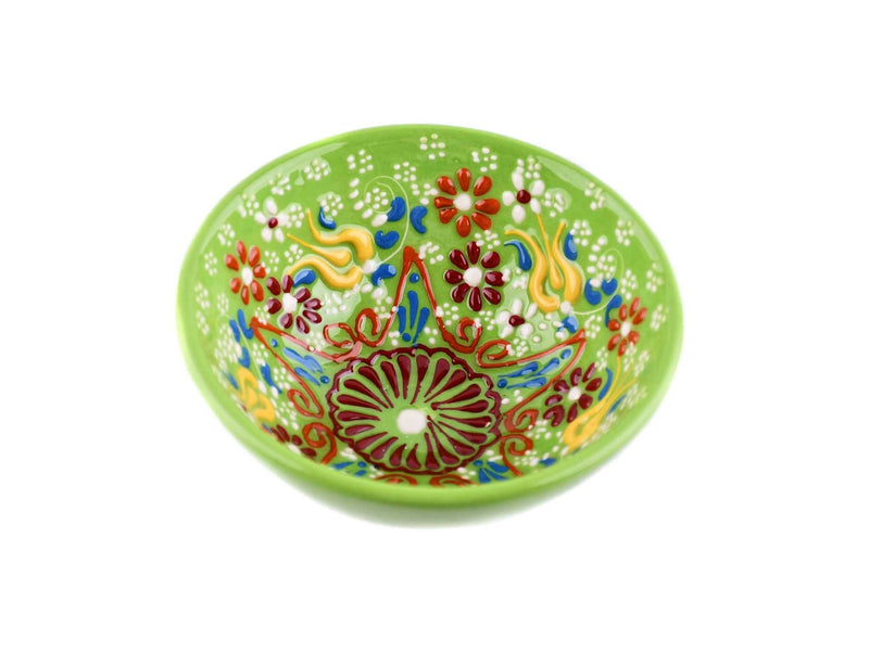 10 cm Turkish Bowls Dantel New Collection Light Green Ceramic Sydney Grand Bazaar 8 