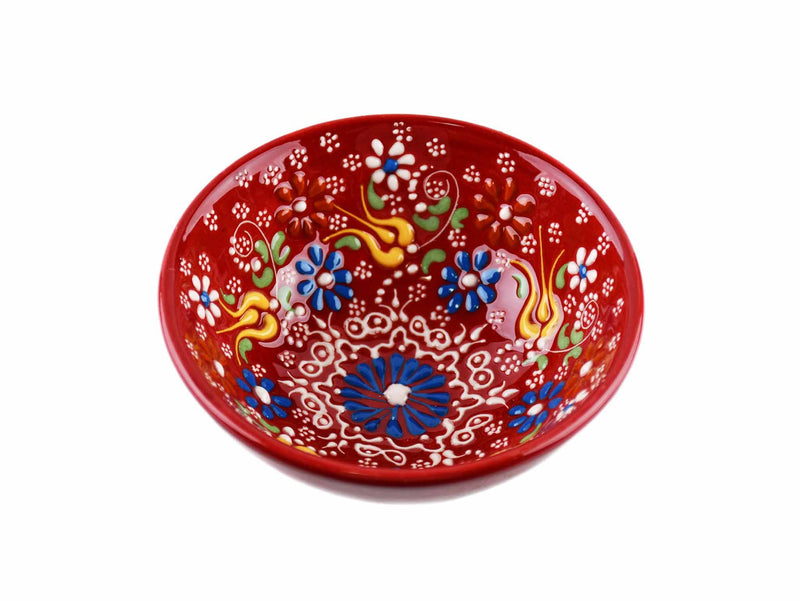 10 cm Turkish Bowls Dantel New Collection Red Ceramic Sydney Grand Bazaar 7 