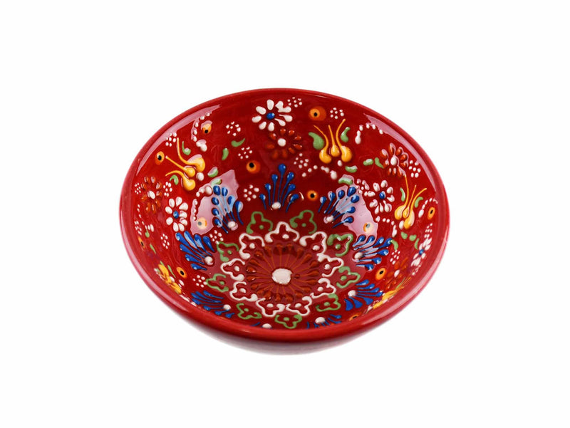 10 cm Turkish Bowls Dantel New Collection Red Ceramic Sydney Grand Bazaar 4 