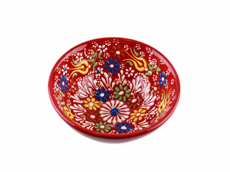 10 cm Turkish Bowls Dantel New Collection Red Ceramic Sydney Grand Bazaar 3 