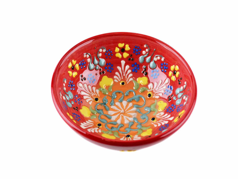 10 cm Turkish Bowls Dantel New Collection Red Ceramic Sydney Grand Bazaar 8 