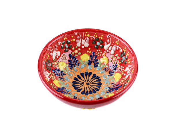 10 cm Turkish Bowls Dantel New Collection Red Ceramic Sydney Grand Bazaar 9 