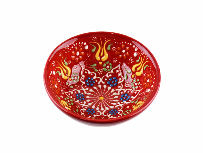 10 cm Turkish Bowls Dantel New Collection Red Ceramic Sydney Grand Bazaar 14 