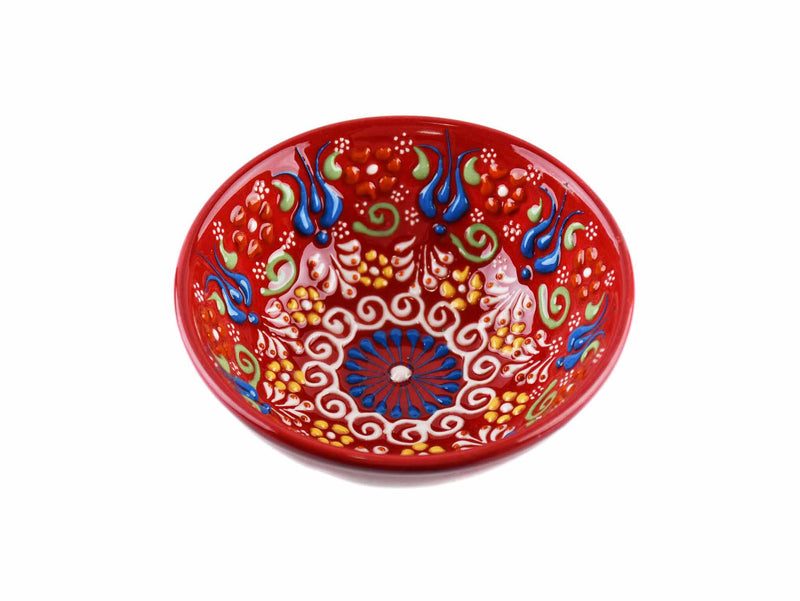 10 cm Turkish Bowls Dantel New Collection Red Ceramic Sydney Grand Bazaar 6 