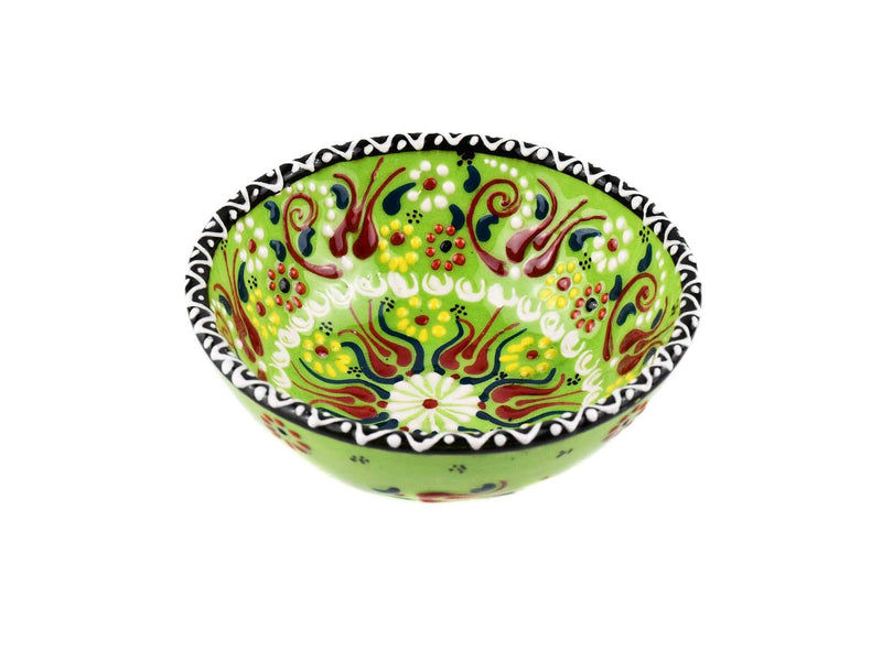 10 cm Turkish Bowls Dantel Nimet Collection Light Green Ceramic Sydney Grand Bazaar 7 