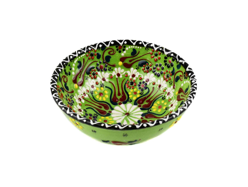 10 cm Turkish Bowls Dantel Nimet Collection Light Green Ceramic Sydney Grand Bazaar 8 
