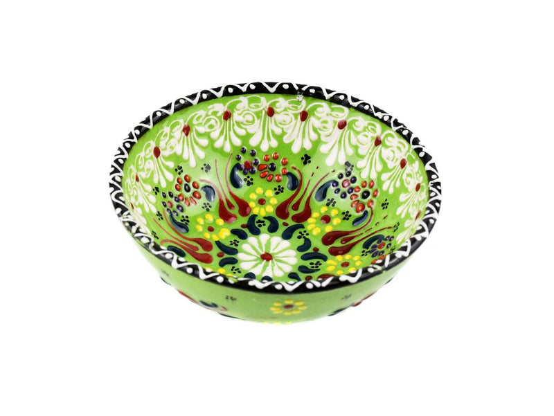 10 cm Turkish Bowls Dantel Nimet Collection Light Green Ceramic Sydney Grand Bazaar 9 