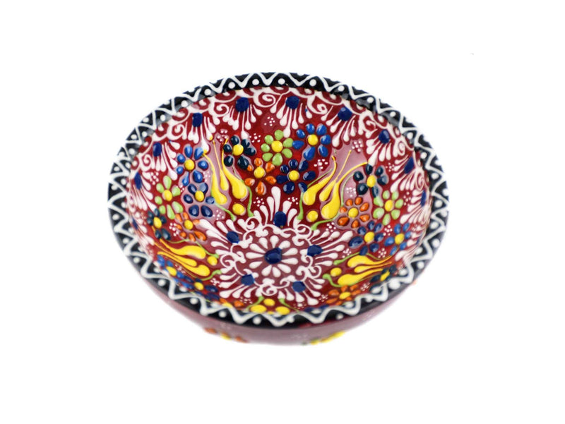 10 cm Turkish Bowls Dantel Nimet Collection Red Ceramic Sydney Grand Bazaar 5 
